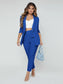 Babe Boss Suit - Royal Blue