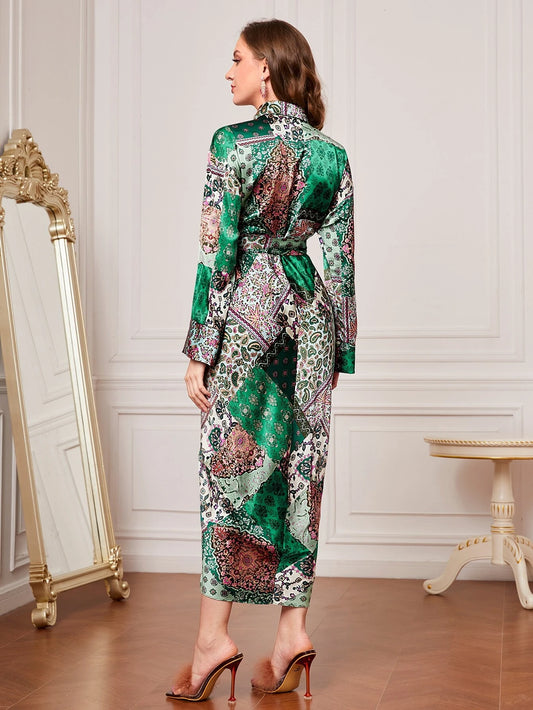 Aloisia Patchwork Print Dress