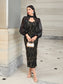 Dhalia Mesh Top & Sequin Midi Dress