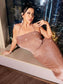 Nora Backless Maxi Dress - Champagne