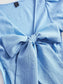 Coco Tie Front Puff Sleeve Dress