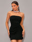 Isla Mini Dress - Black