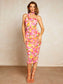 Sophia Floral Midi Dress