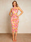Sophia Floral Midi Dress