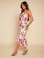 Audrey One Shoulder Midi Dress - Floral