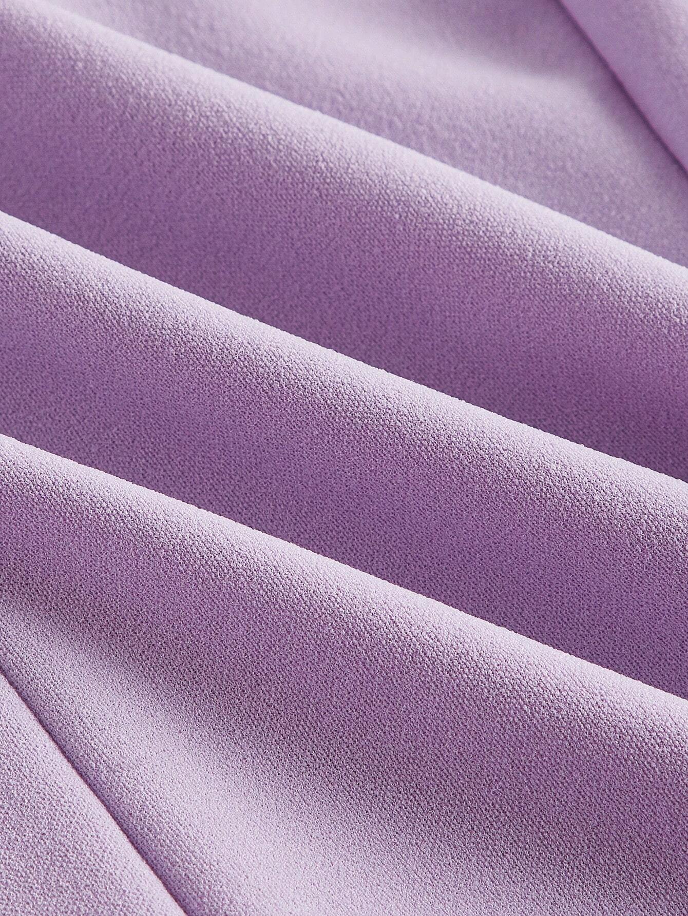 Lavender Bustier Midi Dress