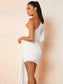 Chesire One Shoulder Dress - White