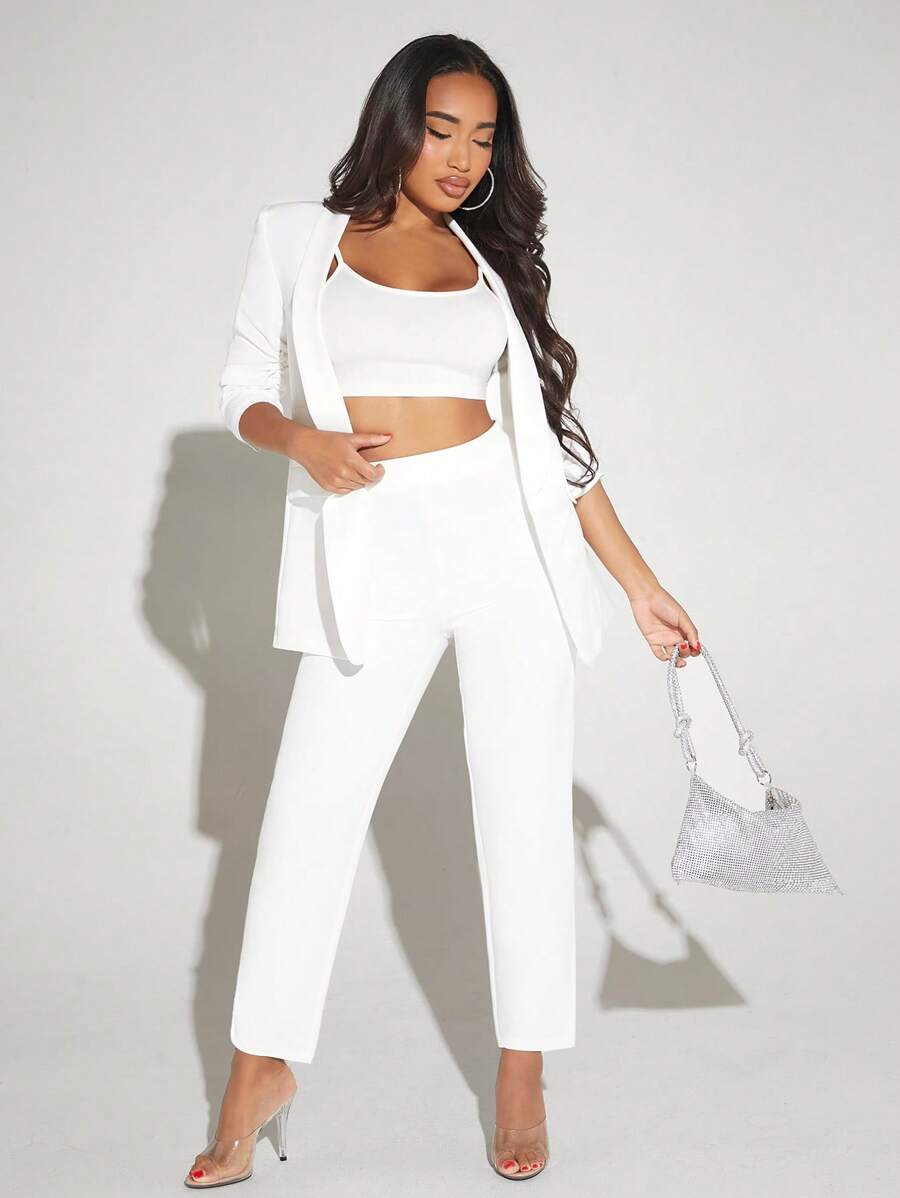 Babe Boss Suit - White