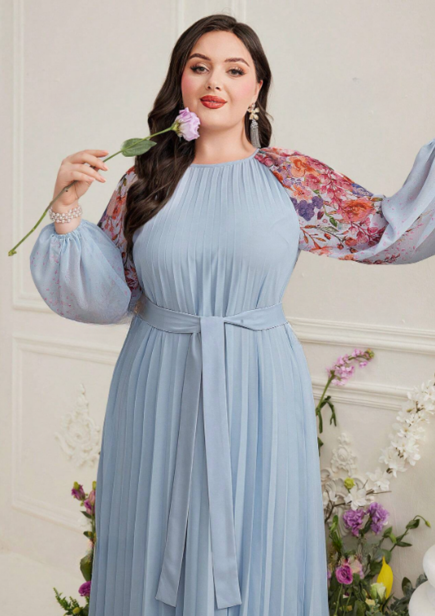 HAZEL FLORAL MAXI DRESS