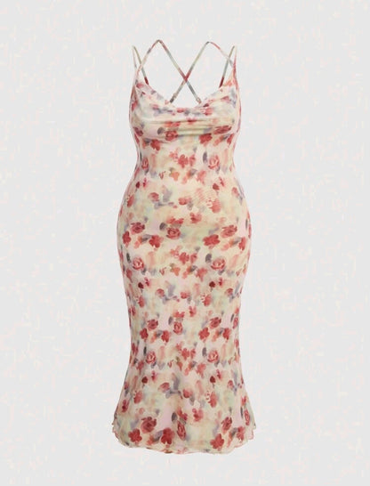 Emma Floral Midi Dress