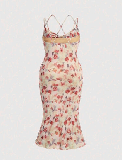 Emma Floral Midi Dress