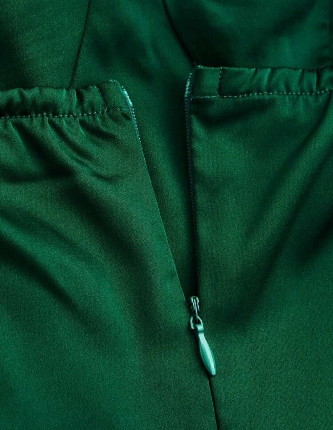 Ariel Bustier Dress - Dark Green
