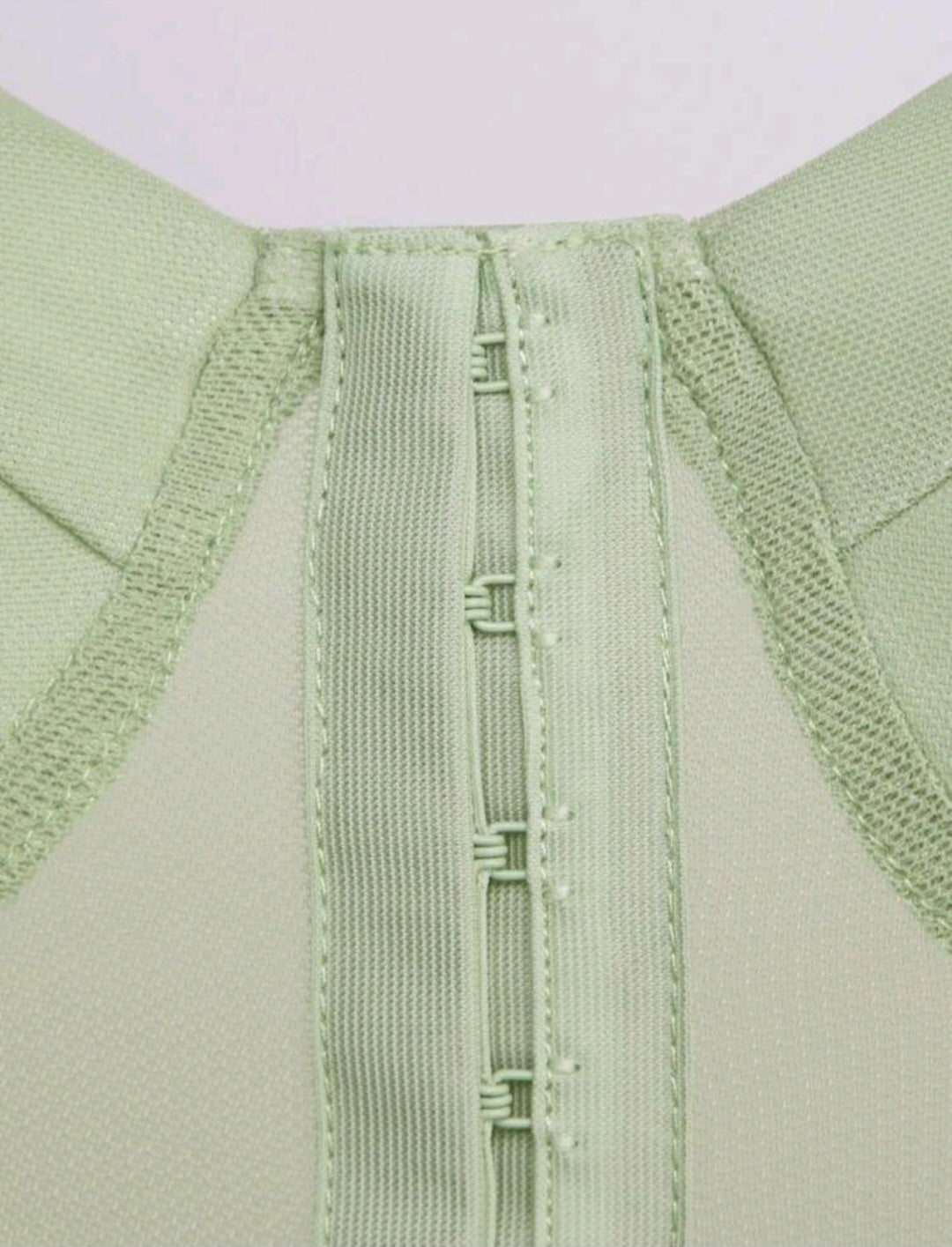 Eva Off Shoulder Ruched Split Thigh Mesh Dress - Mint Green