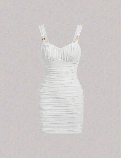 Kimy Bustier Mini Dress - White