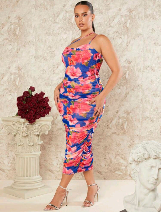 Paloma Floral Midi Dress
