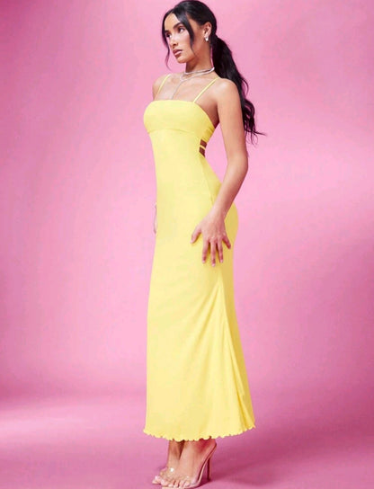 Sharon Maxi Dress - Yellow