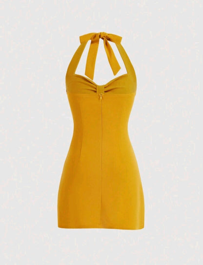 Anabelle Mini Dress - Yellow