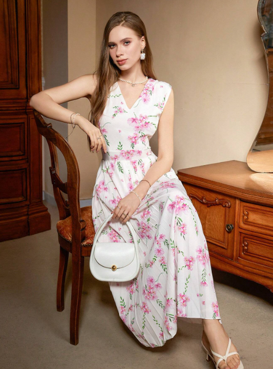 Annalise Floral Midi Dress