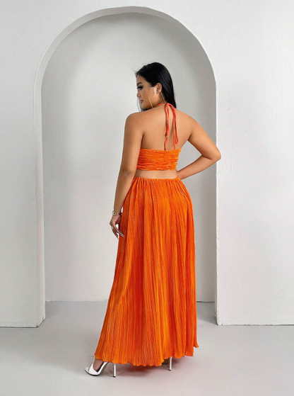 SELMA MAXI DRESS - ORANGE
