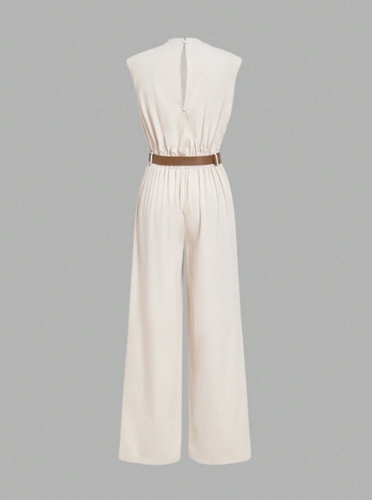 ELLA POCKET JUMPSUIT WITH BELT