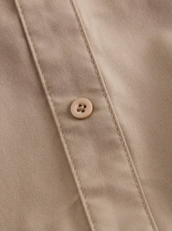 MORGANE PUFF SLEEVE SHIRT DRESS