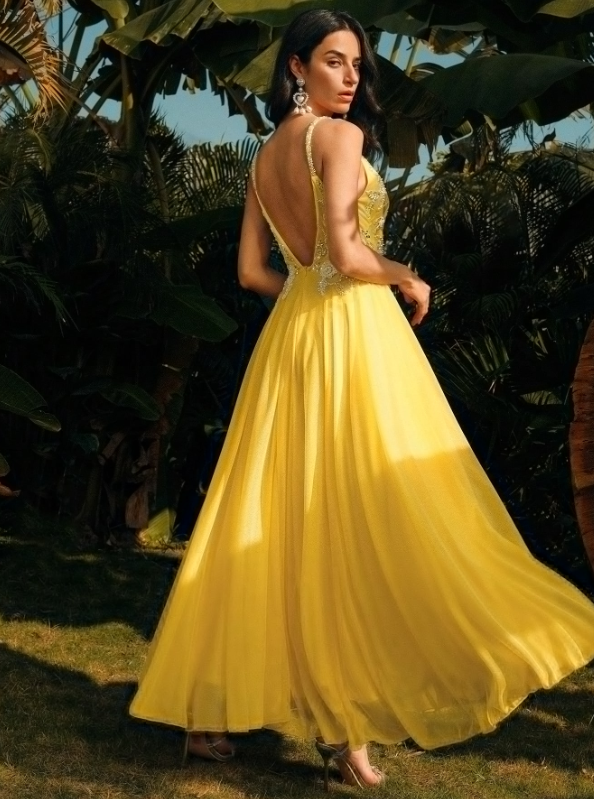 JEMIMA MAXI DRESS - YELLOW
