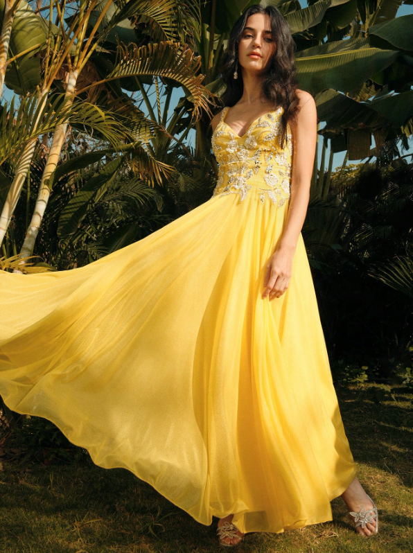 JEMIMA MAXI DRESS - YELLOW