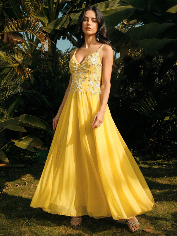 JEMIMA MAXI DRESS - YELLOW