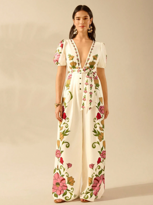 AURELIA FLORAL JUMPSUIT