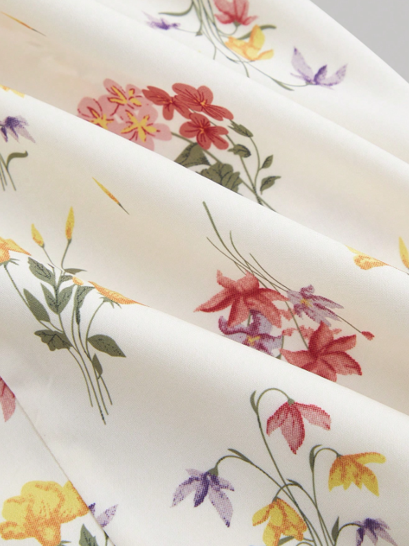 ANISA VINTAGE FLORAL MAXI DRESS