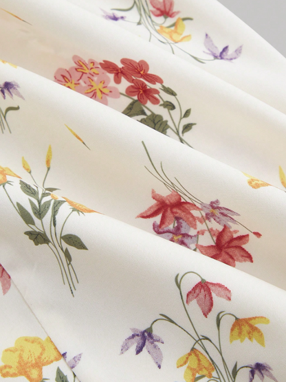 ANISA VINTAGE FLORAL MAXI DRESS