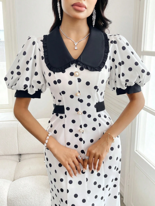 SUSIE PUFF SLEEVE DRESS