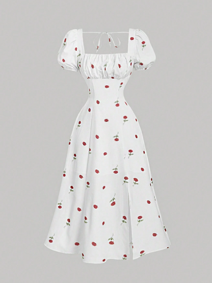 LOUISE ROMANTIC MIDI DRESS