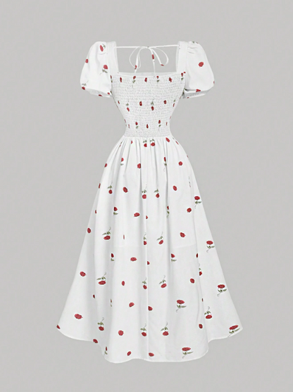 LOUISE ROMANTIC MIDI DRESS