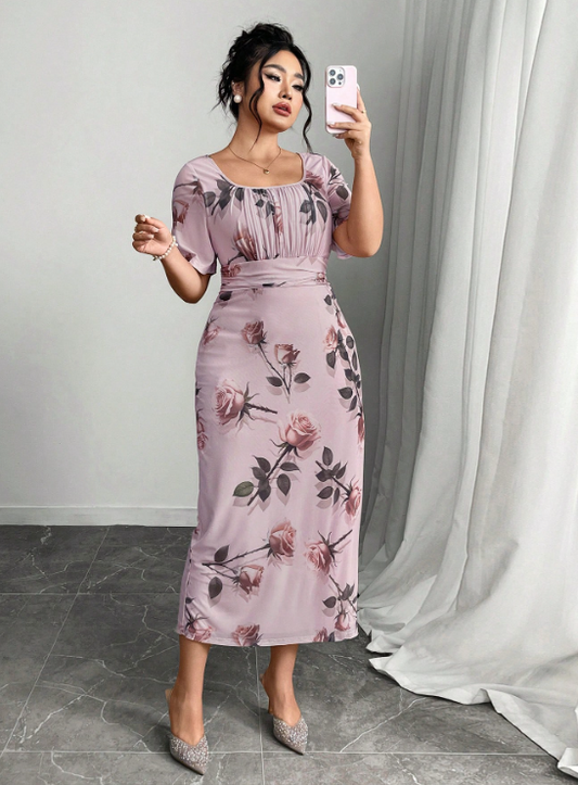 TEODORA FLORAL MAXI DRESS