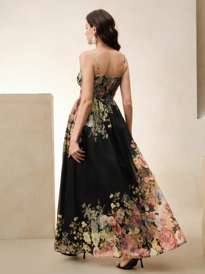 FANNIE FLORAL MAXI DRESS