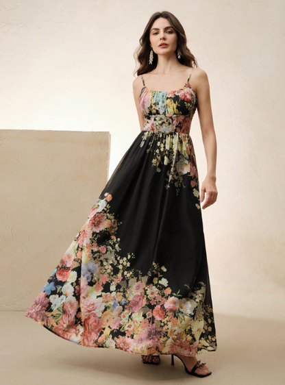 FANNIE FLORAL MAXI DRESS
