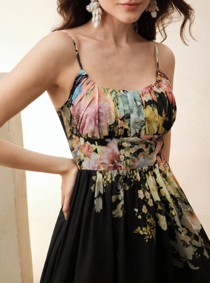 FANNIE FLORAL MAXI DRESS