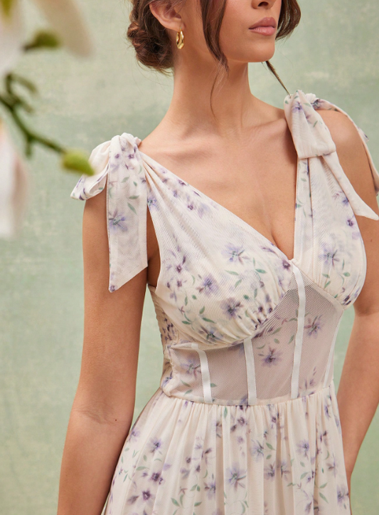 SARA FLORAL MINI DRESS