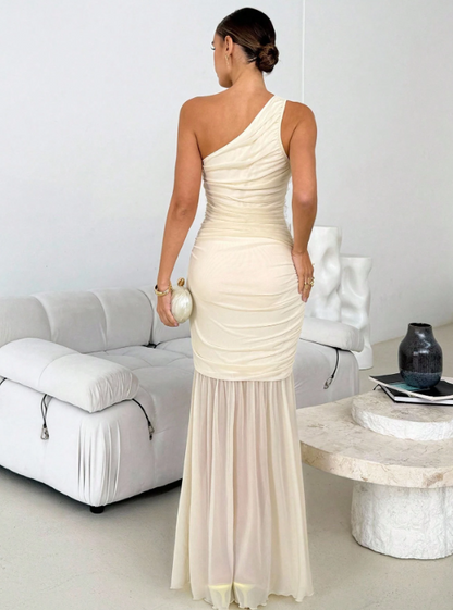 VITA FLORAL EMBROIDERED MAXI DRESS