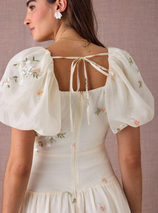 AMANDA ROMANTIC FLORAL DRESS