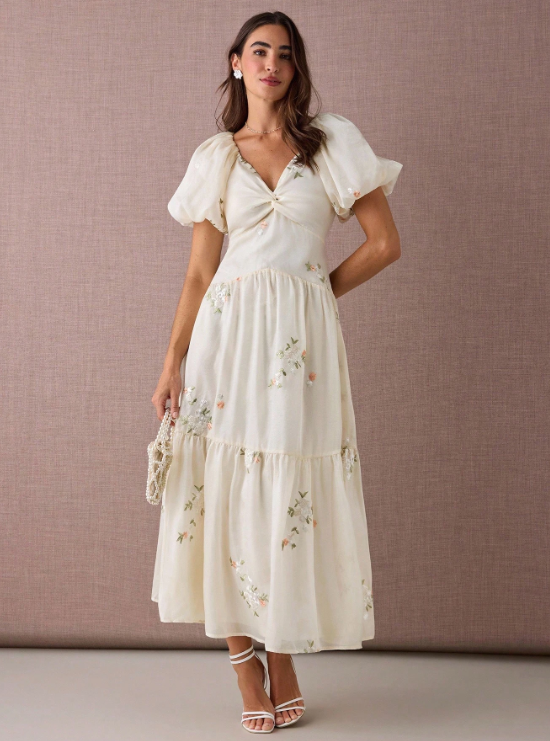 AMANDA ROMANTIC FLORAL DRESS