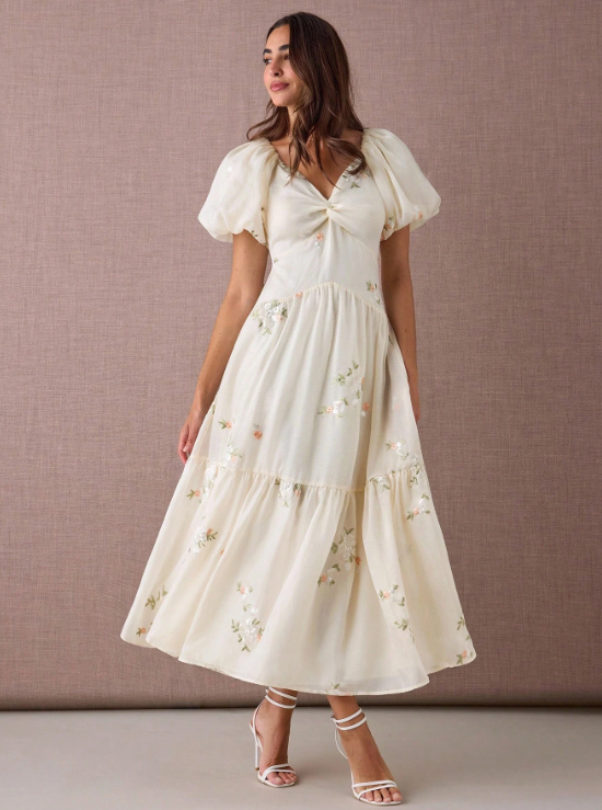 AMANDA ROMANTIC FLORAL DRESS
