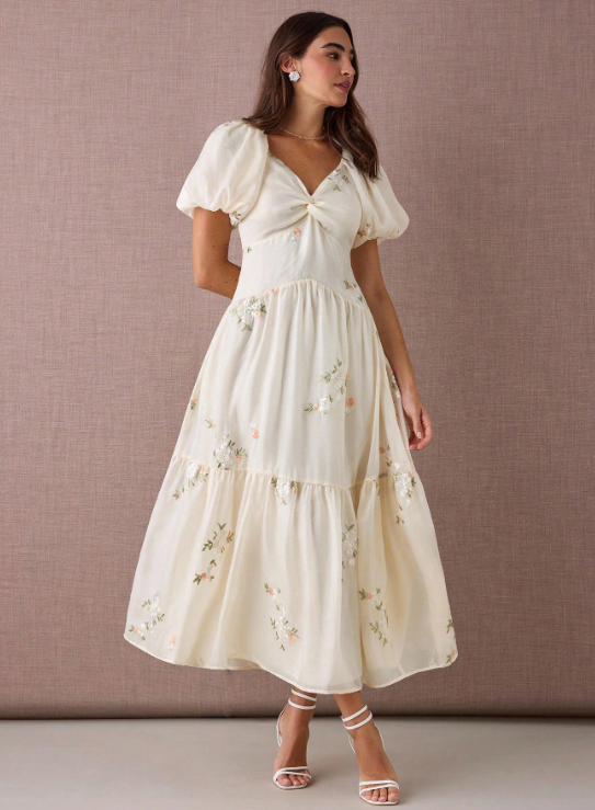 AMANDA ROMANTIC FLORAL DRESS