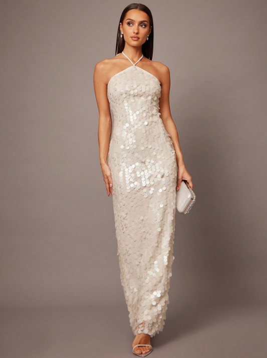 NADIJA SEQUIN MAXI DRESS