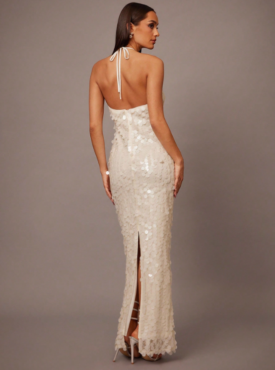 NADIJA SEQUIN MAXI DRESS