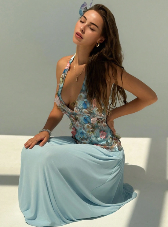 KIM FLORAL MAXI DRESS