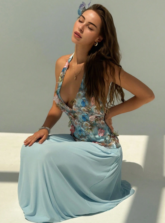 KIM FLORAL MAXI DRESS