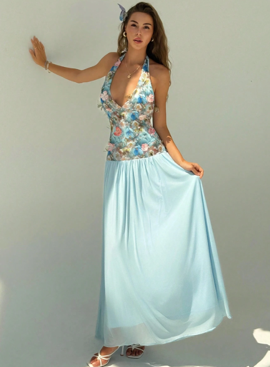 KIM FLORAL MAXI DRESS