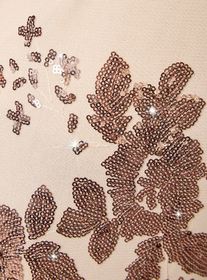 SOFIA SEQUIN MIDI DRESS